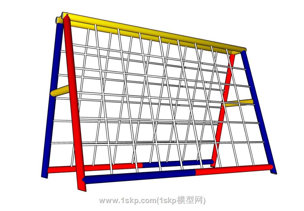 儿童攀爬网游乐SU模型 3