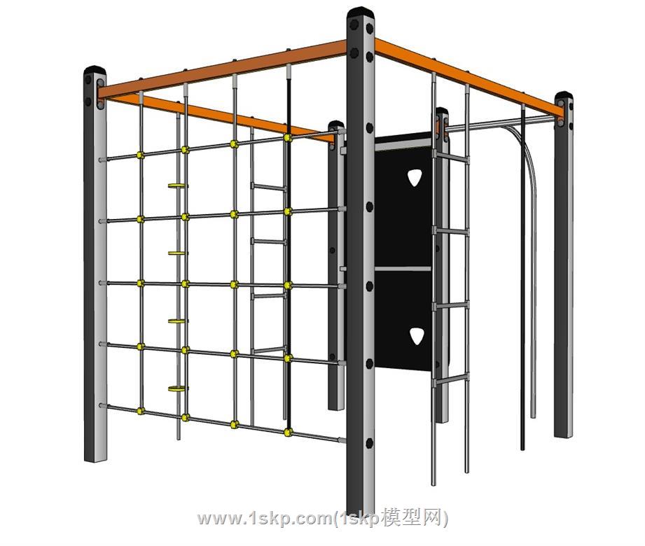 攀爬架游乐SU模型 2