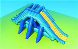 充气滑滑梯SU模型