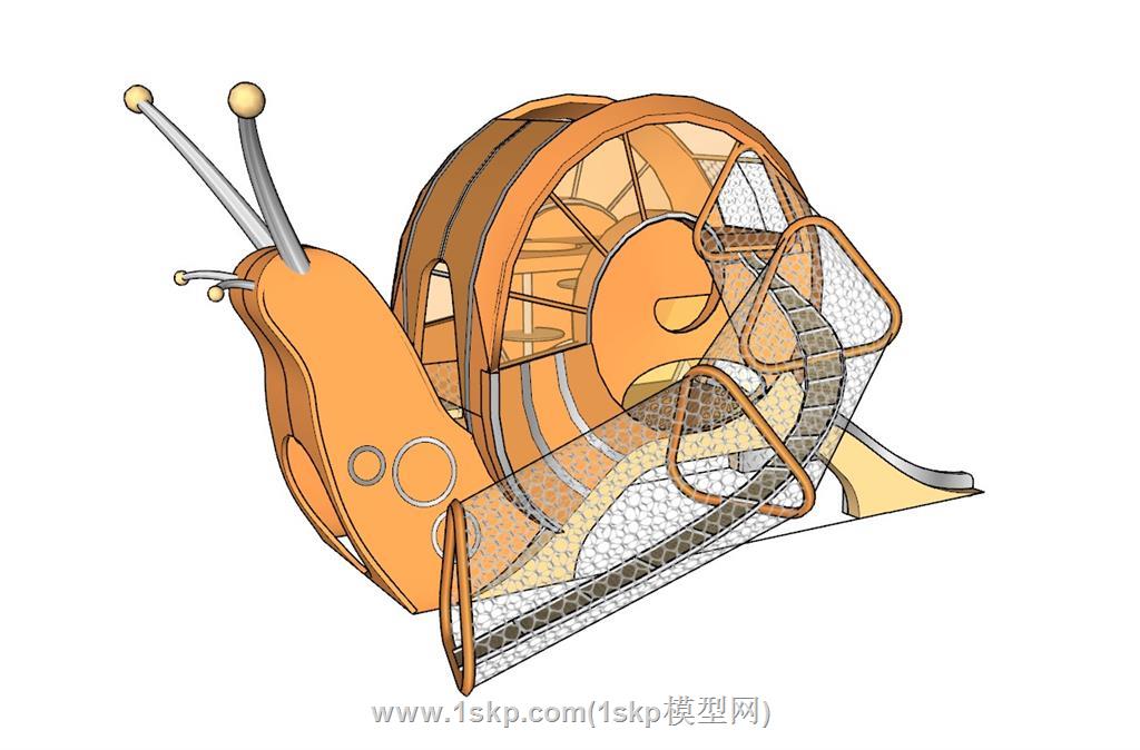 儿童游乐蜗牛滑滑梯 2