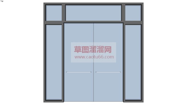 做店铺的门？SU模型 1