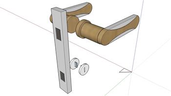 门把手门 把手SU模型