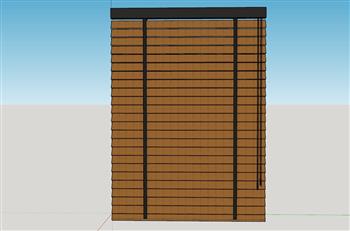 百叶窗窗帘SU模型 免费sketchup模型下载