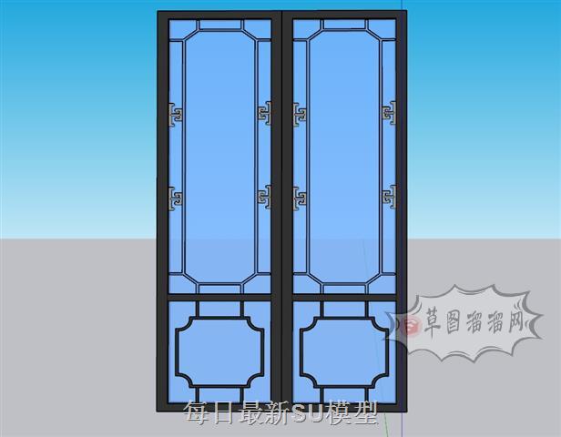 门窗SU模型 1