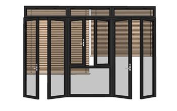 落地窗SU模型 免费sketchup模型下载