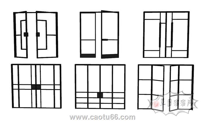 门窗SU模型 1