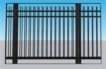 铁艺门SU模型 免费sketchup模型下载