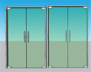 玻璃门  店门  推拉门