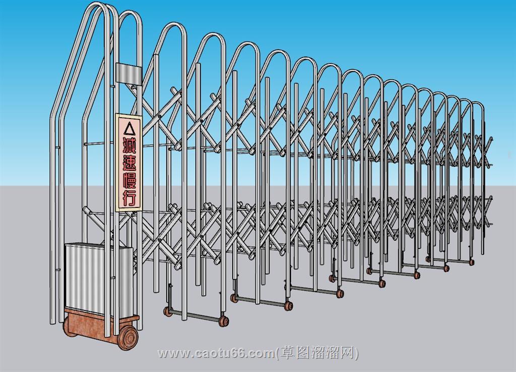 电动门自动伸缩门SU模型 1