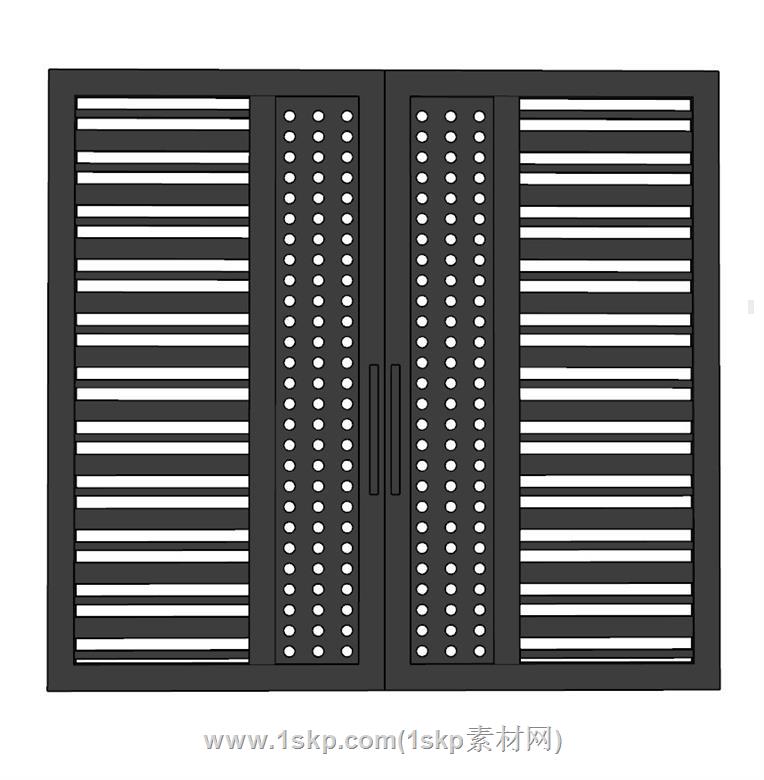 铁门SU模型 1