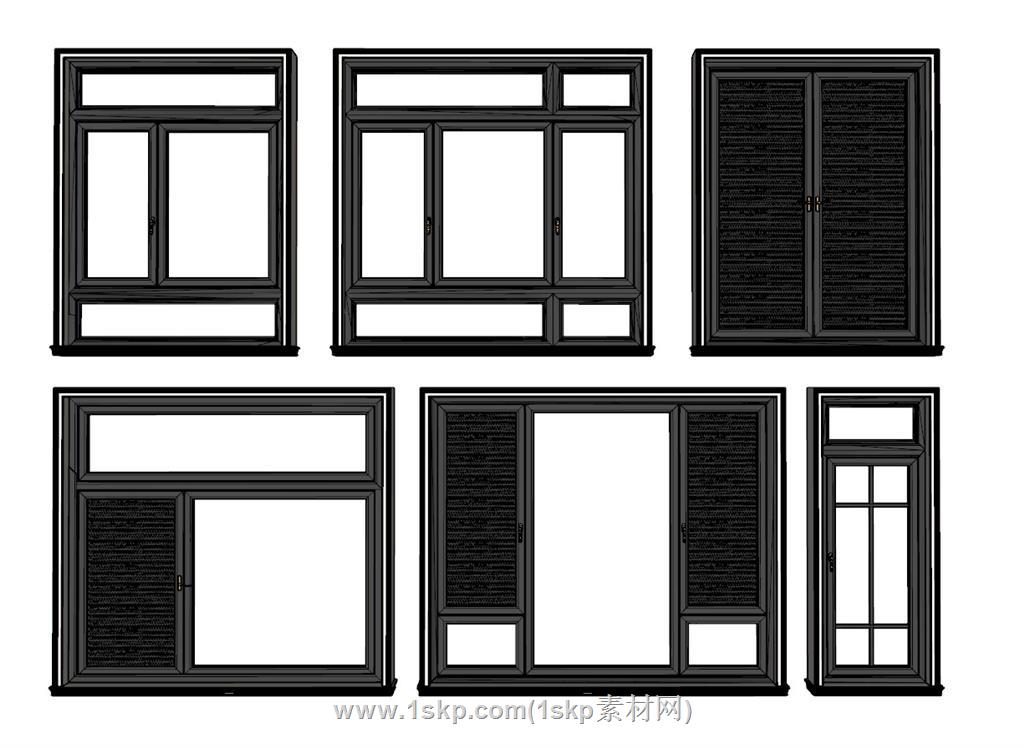门窗SU模型 1
