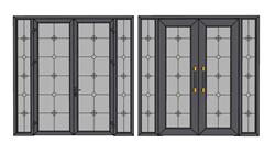 双开门 玻璃门