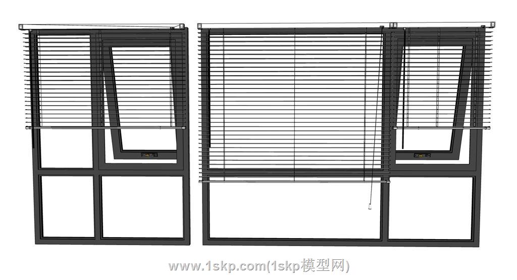 窗户SU模型 1