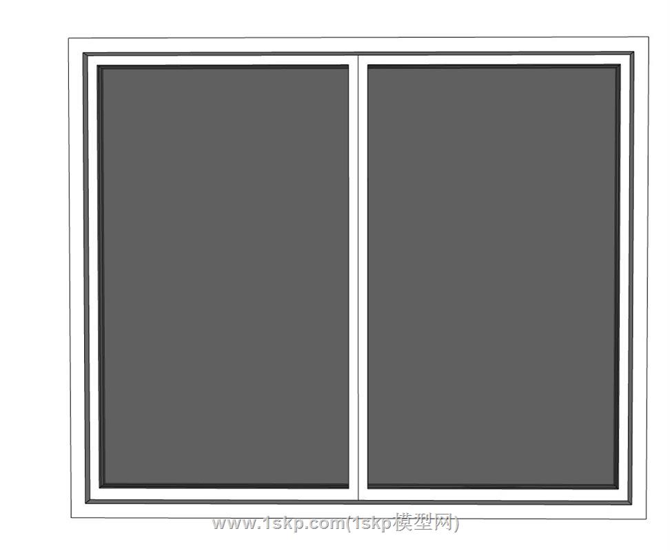 窗户窗口SU模型 1