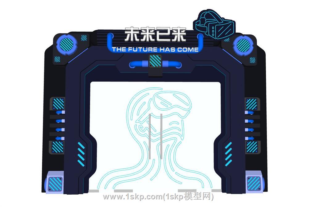 太空门未来科技感门 2