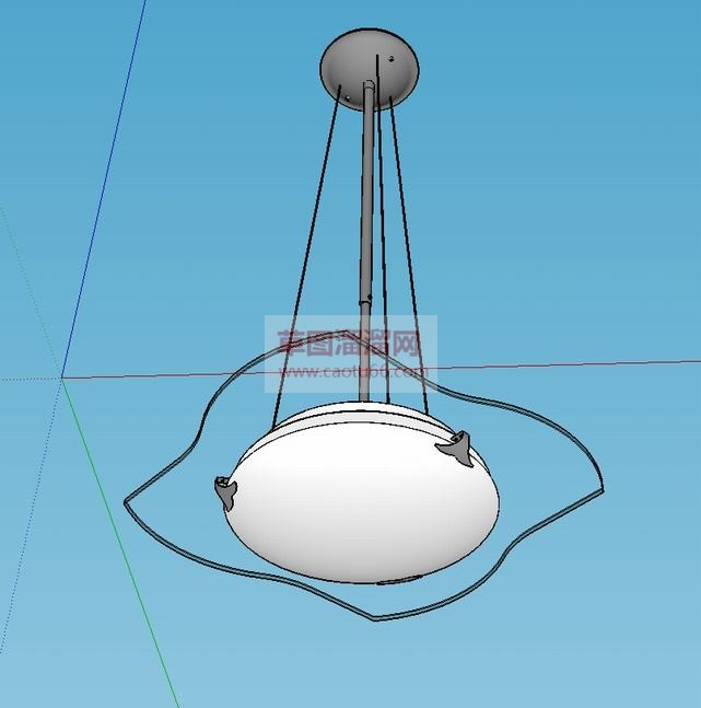 吊灯免费的SU模型 1