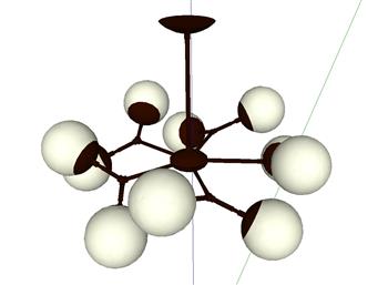 枝形 球形 吊灯 灯具