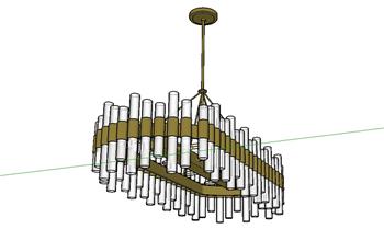 吊灯灯具SU模型