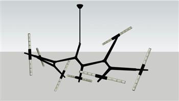 枝形吊灯灯具SU模型