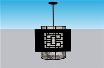 吊灯SU模型 免费sketchup模型下载