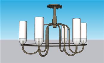 吊灯灯具SU模型