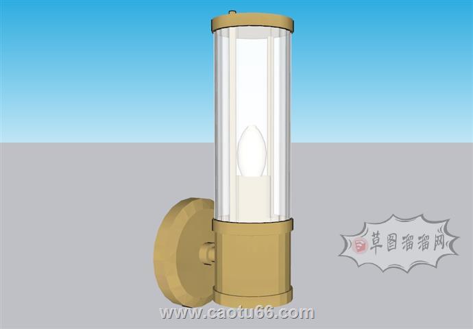 壁灯灯具SU模型 1