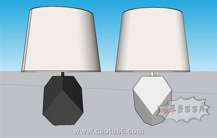 壁灯SU模型 1