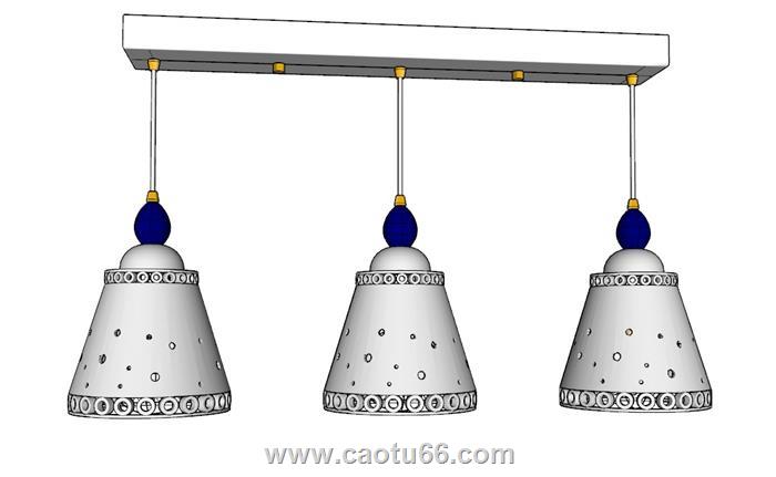 吊灯SU模型 1