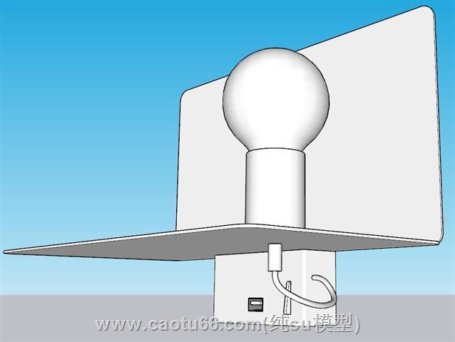 壁灯灯具SU模型 1