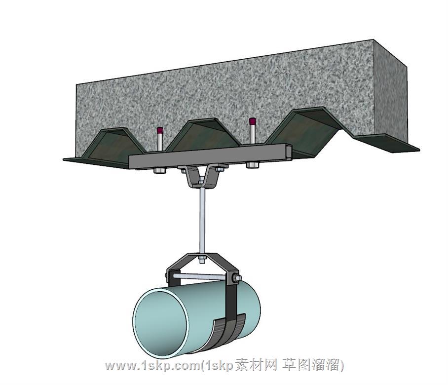 艺术筒灯射灯SU模型 1