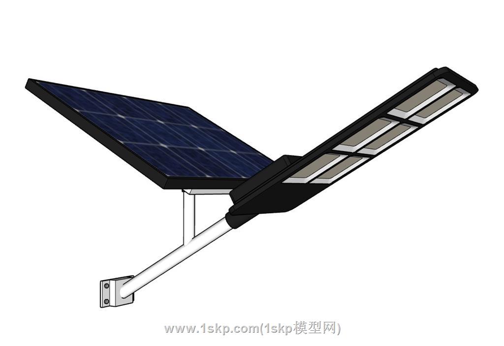 农村庭院太阳SU模型 2