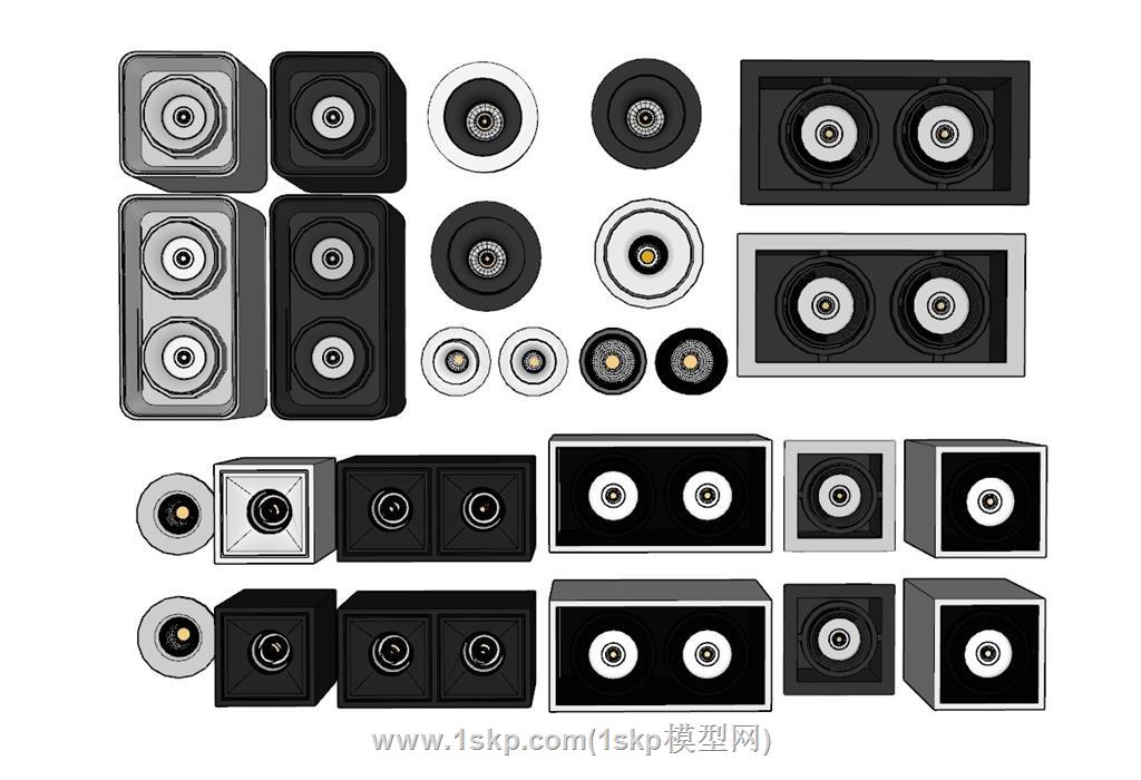 灯具SU模型 1