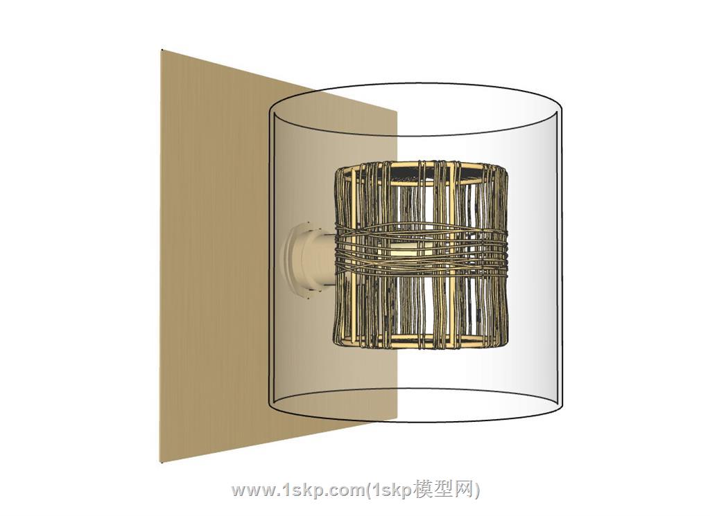 壁灯SU模型 2