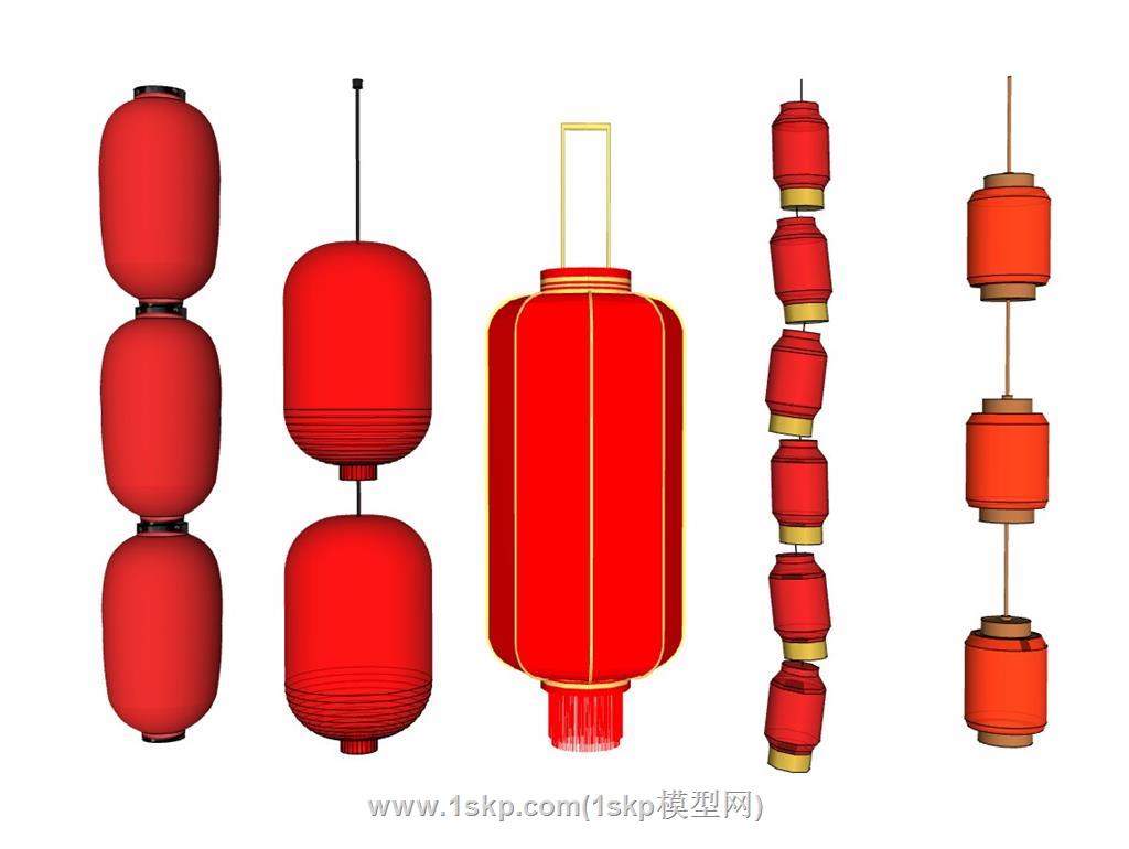 灯笼SU模型 1