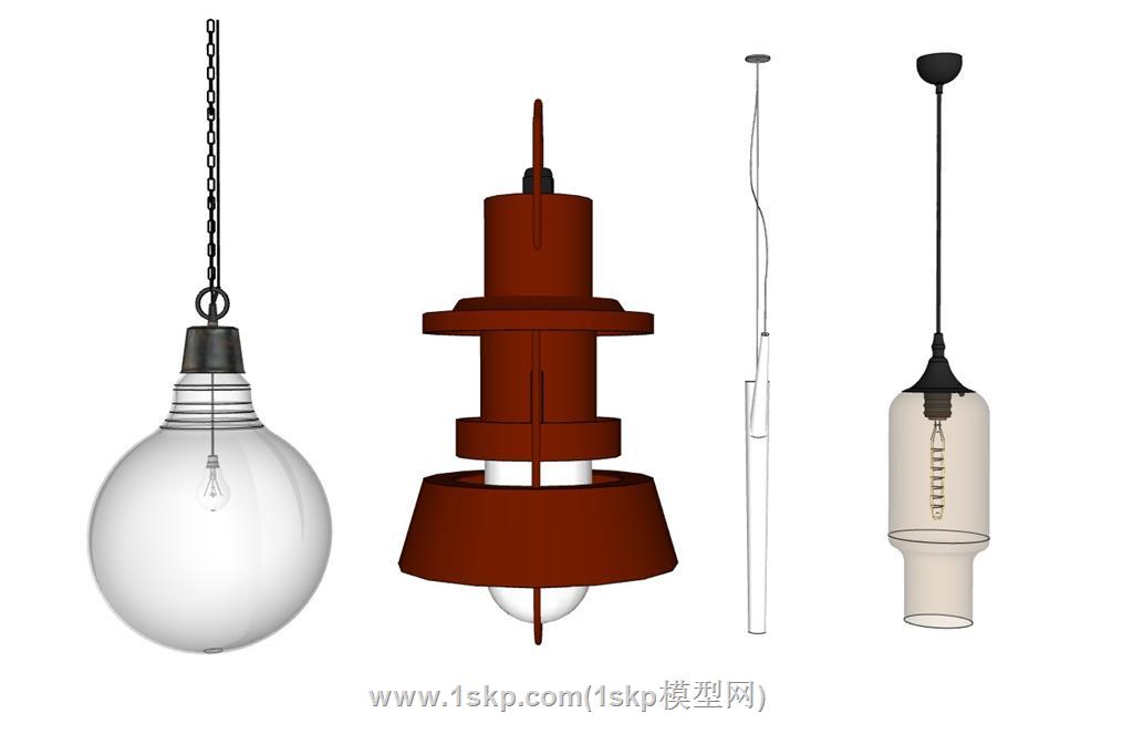 吊灯SU模型 2