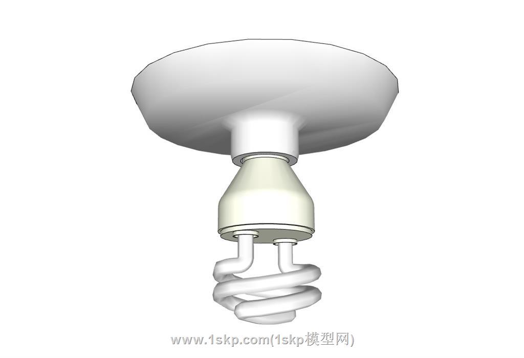 节能灯SU模型 1