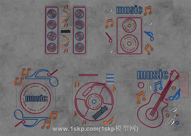 Music音乐霓虹灯 1