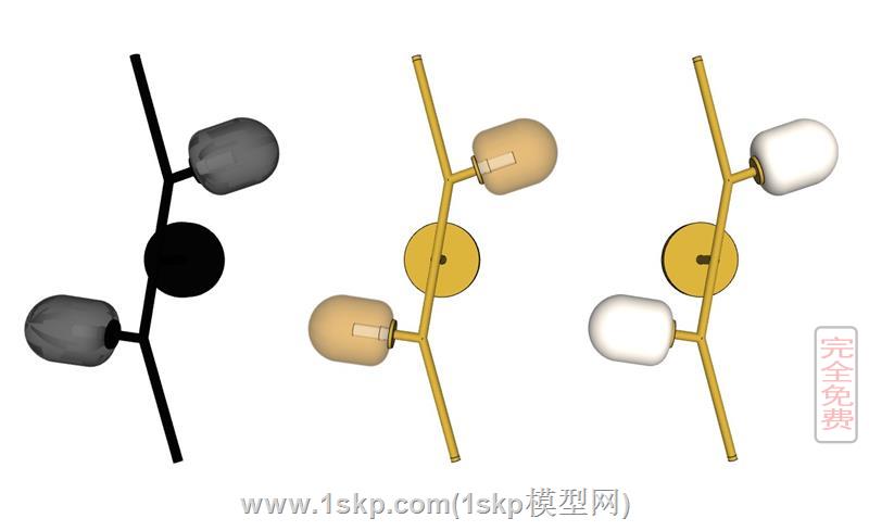 简约的壁灯 1