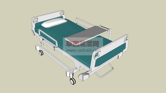 怎么做医疗床SU模型 1