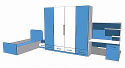 儿童家具  床铺  衣柜  书桌