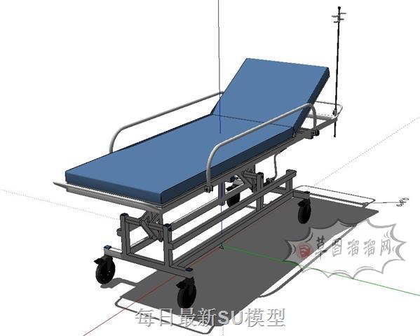 转运床急救床病床SU模型 1