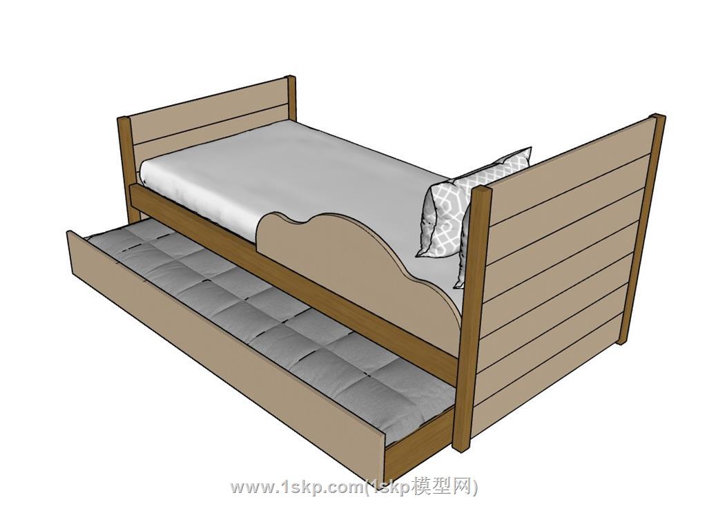 床铺SU模型 2