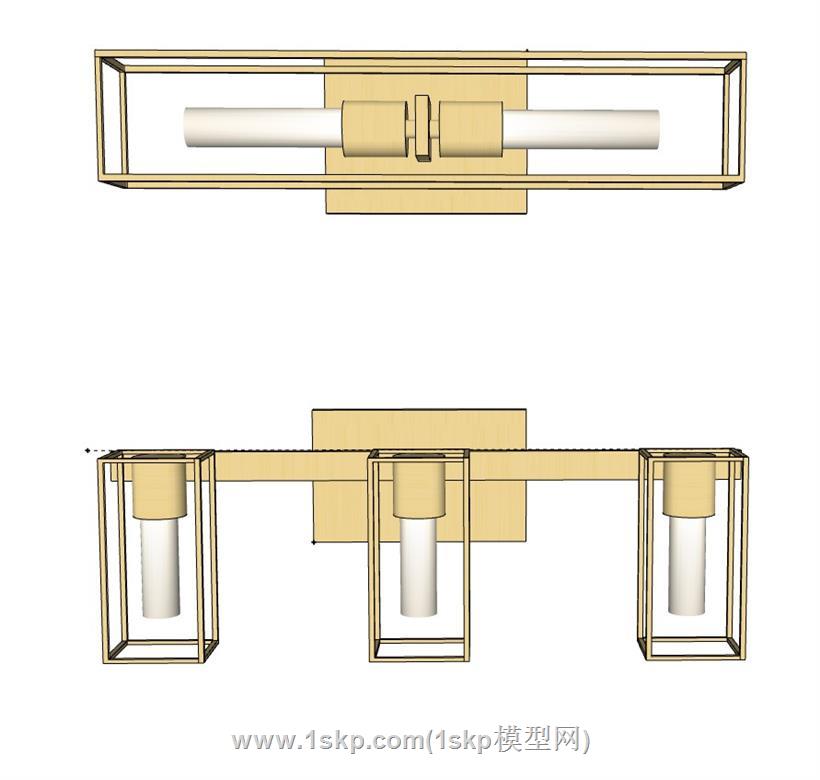 壁灯灯具SU模型 2