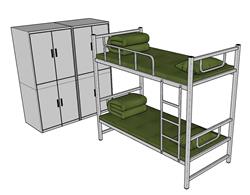 军人床  宿舍床  铁架床  高低铺