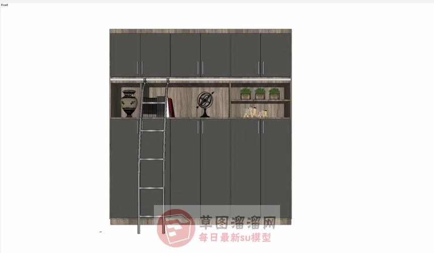 装饰柜进门柜工艺品SU模型 1