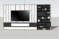 电视柜  电视背景墙  置物架