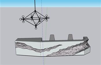 前台柜接待台SU模型 免费sketchup模型下载