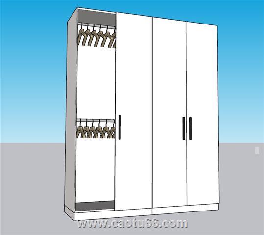 衣柜SU模型 1