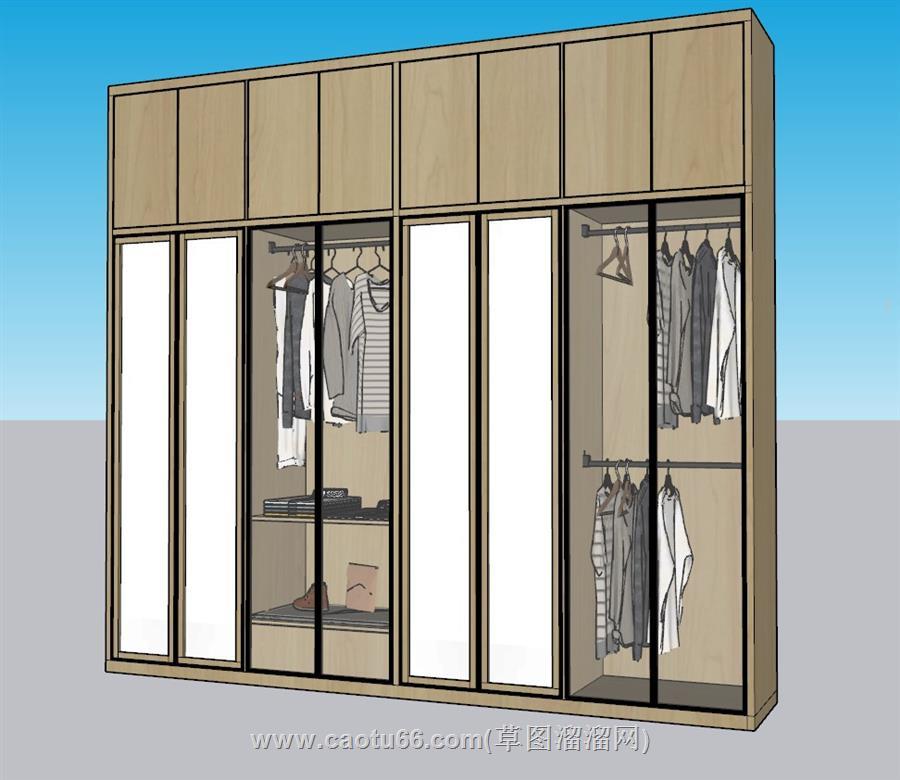 衣柜家具SU模型 1