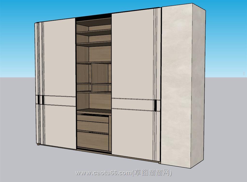 衣柜SU模型 2